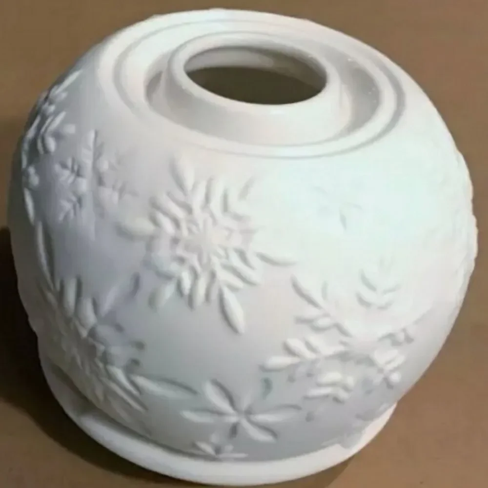 💜PartyLite Ivory Snowflake Illuminescents Fragrance Warmer - Picture 6 of 12